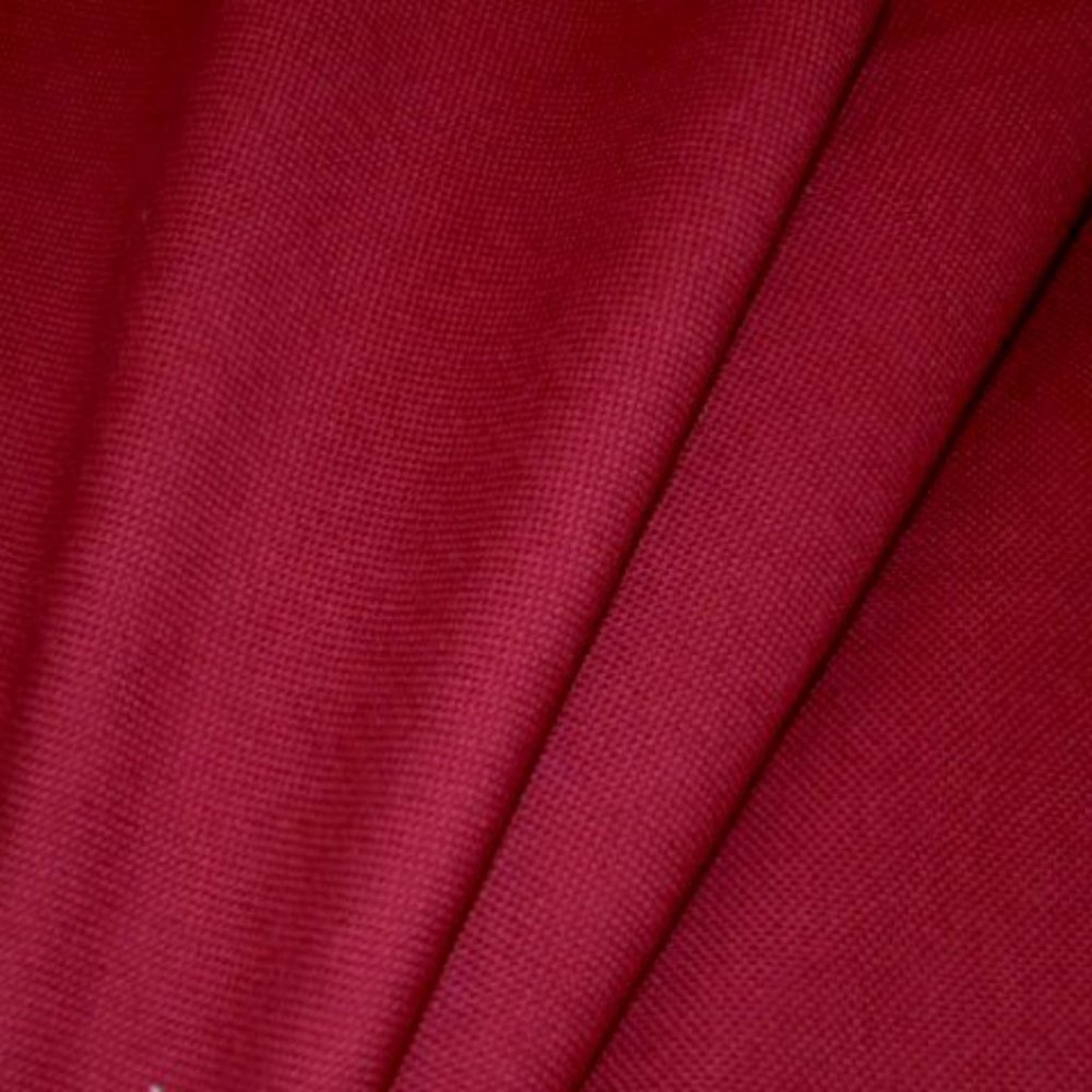 Vintage Ralph Lauren Cotton Cranberry Fabric
